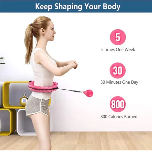 Smart Hula Hoop Home Weight- Loss Training Fast fat burning! - Image 9