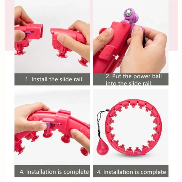 Smart Hula Hoop Home Weight- Loss Training Fast fat burning! - Image 8