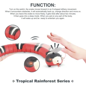 Smart Sensing Snake interactive Rechargeable Cat Toy