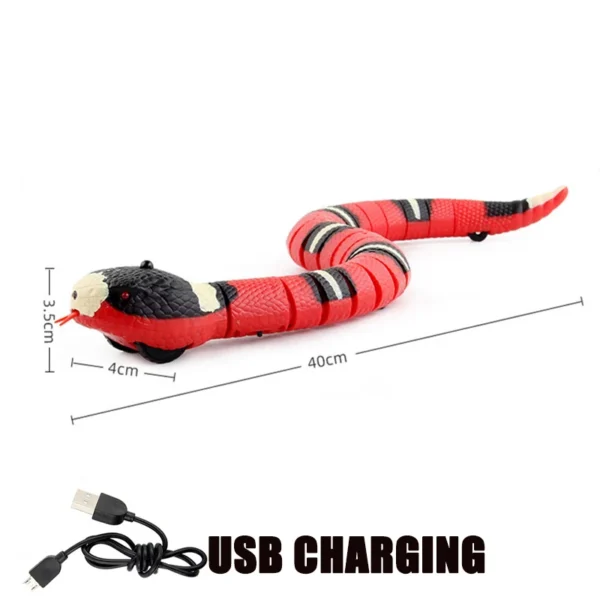 Smart Sensing Snake interactive Rechargeable Cat Toy - Image 4