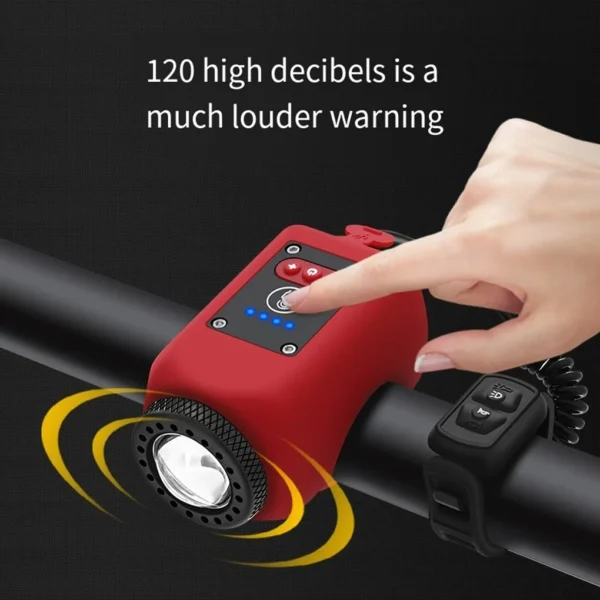 2-in-1 Bicycle Light and Horn - Image 2