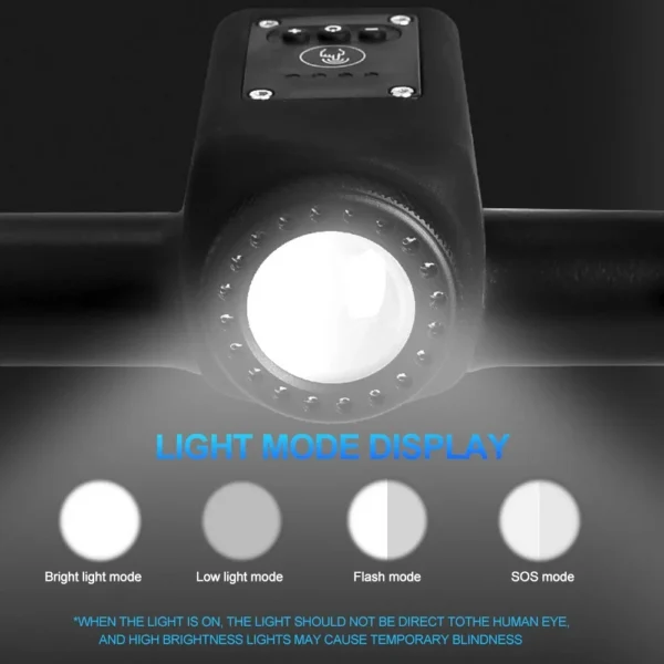 2-in-1 Bicycle Light and Horn - Image 6