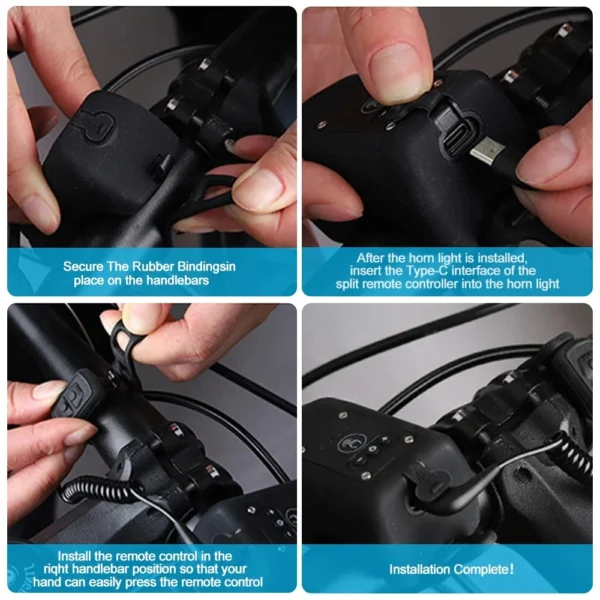 2-in-1 Bicycle Light and Horn - Image 7