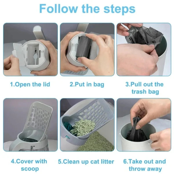 2 in 1 Cat Litter Scoop - Image 2