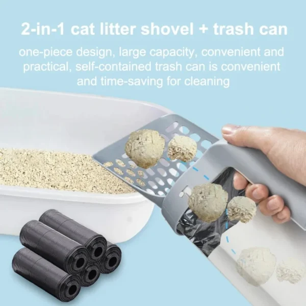 2 in 1 Cat Litter Scoop - Image 3
