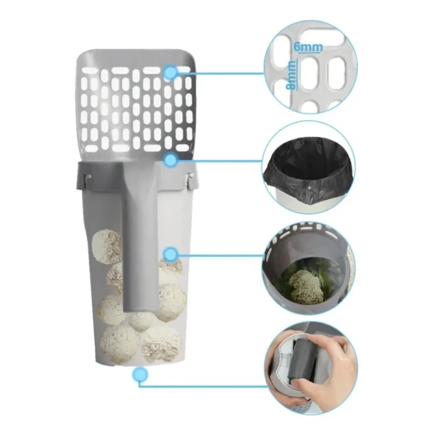 2 in 1 Cat Litter Scoop - Image 4