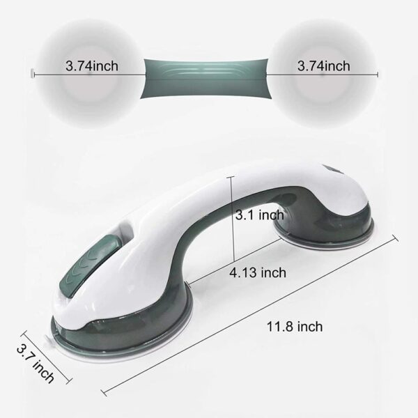 (2PCs) Shower & Bathroom Safety Suction Grip Support Handle