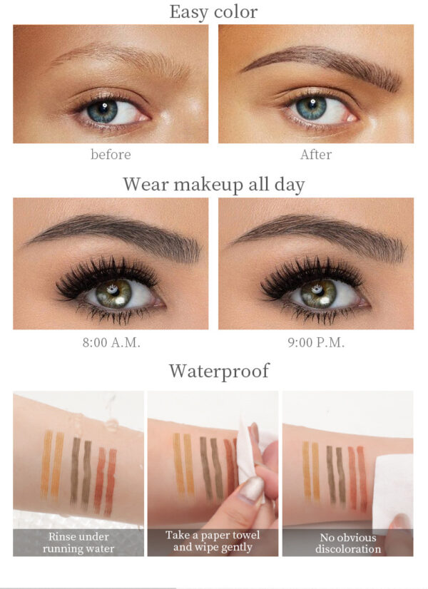 3D Microblading 4-tip Eyebrow Pencil - Image 6