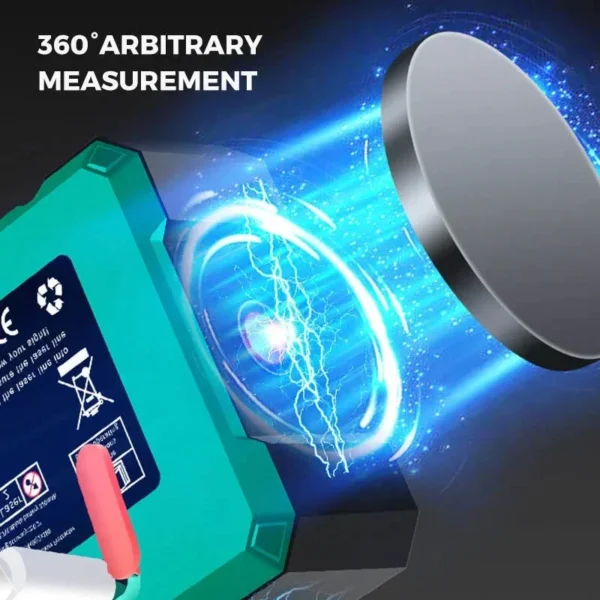 4-Side Magnetic Digital Angle Gauge with Laser - Image 3