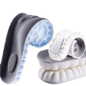 4D Orthopedic Sport Insoles Soft Breathable High-elasticity Shock