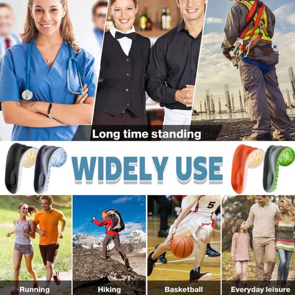 4D Orthopedic Sport Insoles Soft Breathable High-elasticity Shock - Image 6