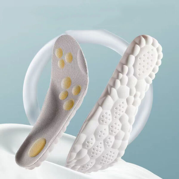 4D Orthopedic Sport Insoles Soft Breathable High-elasticity Shock - Image 9
