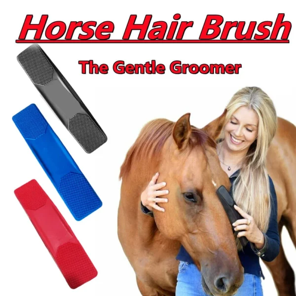 6 In 1 Dog Horse Grooming Shedding Massage Scrub Brush