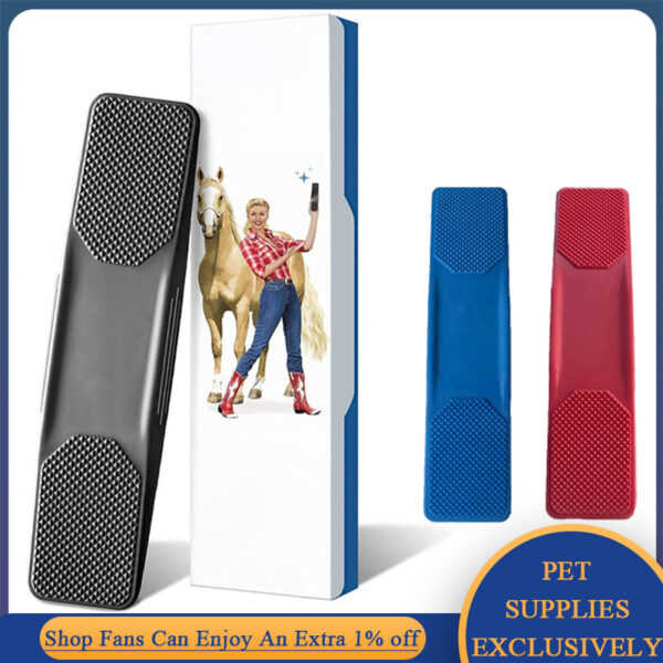 6 In 1 Dog Horse Grooming Shedding Massage Scrub Brush - Image 3