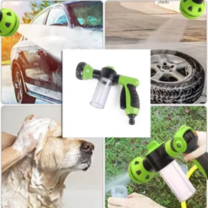 8 in 1 Dog Jet Spray Gun with Soap Dispenser