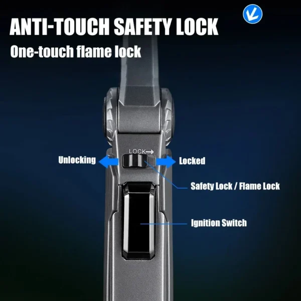 Adjustable Angle Flame Torch Lighter - Image 4
