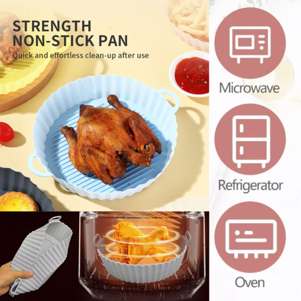 Air Fryer Silicone Baking Tray - Image 6
