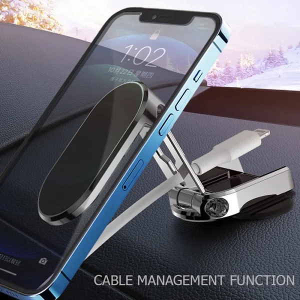 Alloy Folding Magnetic Car Phone Holder - Image 7