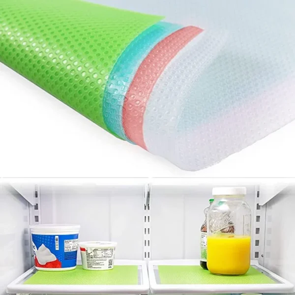 Antibacterial Moisture-proof Refrigerator Shelves Mats (4pcs) - Image 3