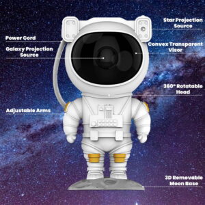 Astronaut Galaxy Night Light Stars Projector