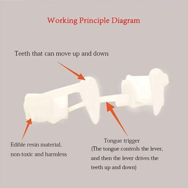 Automatic Retractable Halloween Vampire Fangs - Image 6