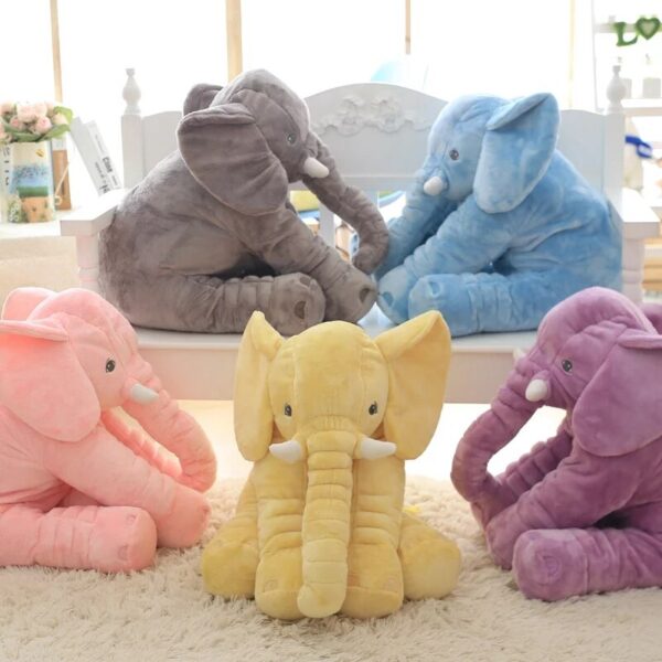Baby Elephant Cuddle Pillow - Image 5