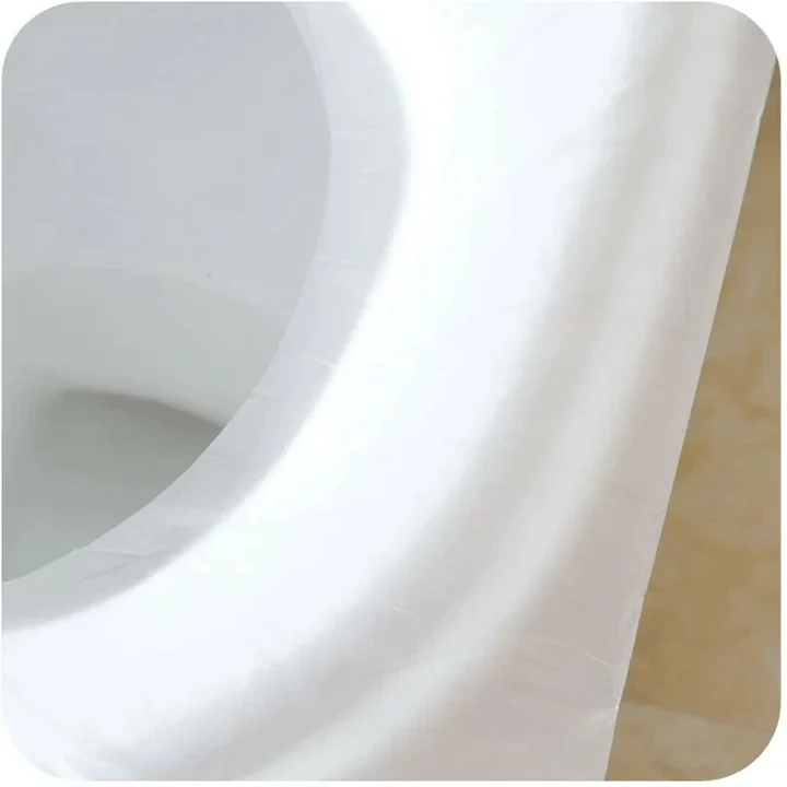 Biodegradable Disposable Plastic Toilet Seat Covers (50Pcs) - Image 5