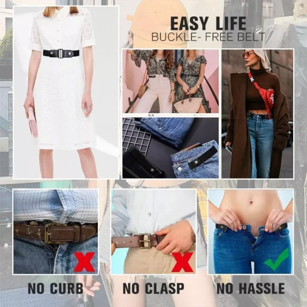 Buckle-free Invisible Elastic Waist Belts - Image 5