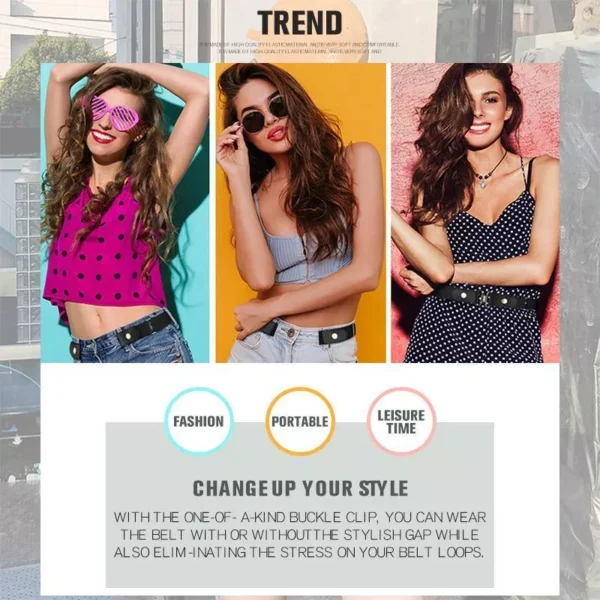 Buckle-free Invisible Elastic Waist Belts - Image 6