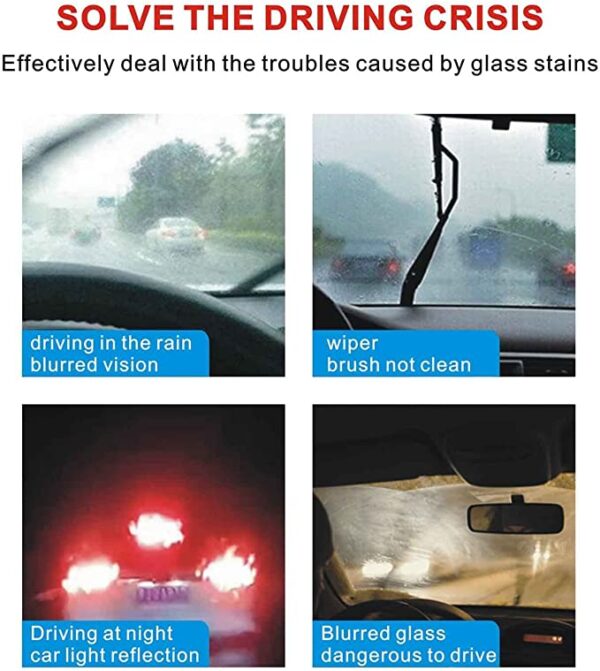 Car Glass Oil Film Cleaner - Safety and Long-term Protection - Image 4