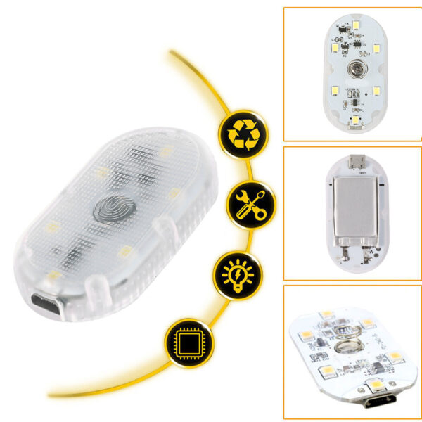 Car LED Touch Light (2 Pcs) - Image 3