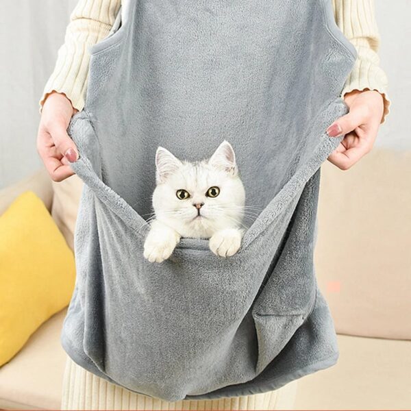 Cat Carrier Apron with Sleeping Pocket – Hands-Free Sling Bag for Small Dogs & Cats - Image 4