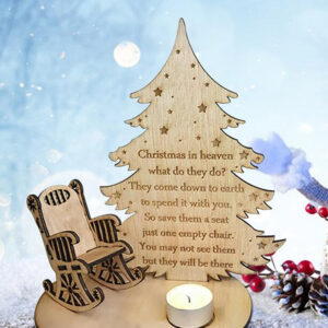 Christmas Candle Memorial Display