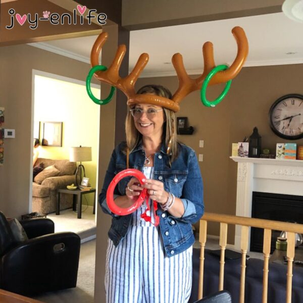 Christmas Reindeer Ring Toss Game-Standard Set - Image 2