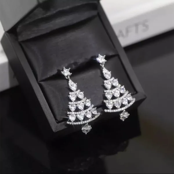 Christmas Tree Earrings - Image 3