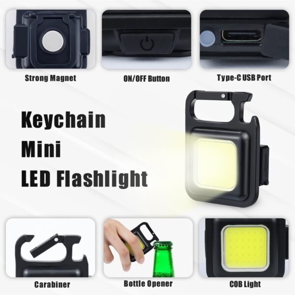 Cob Keychain Work Light - Image 4