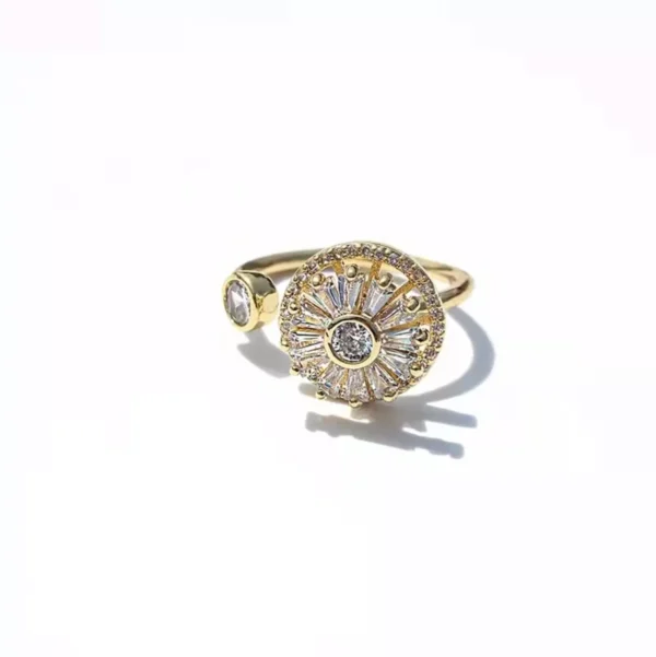Crystal Anxiety Relief Spinning Ring - Image 7