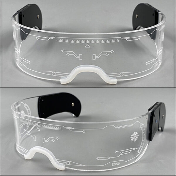 Cyberpunk Luminous LED Glowing Party Glasses - Image 5