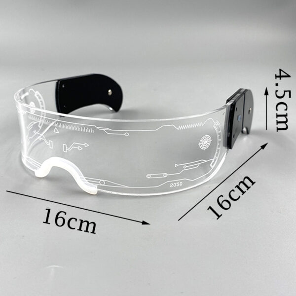 Cyberpunk Luminous LED Glowing Party Glasses - Image 6