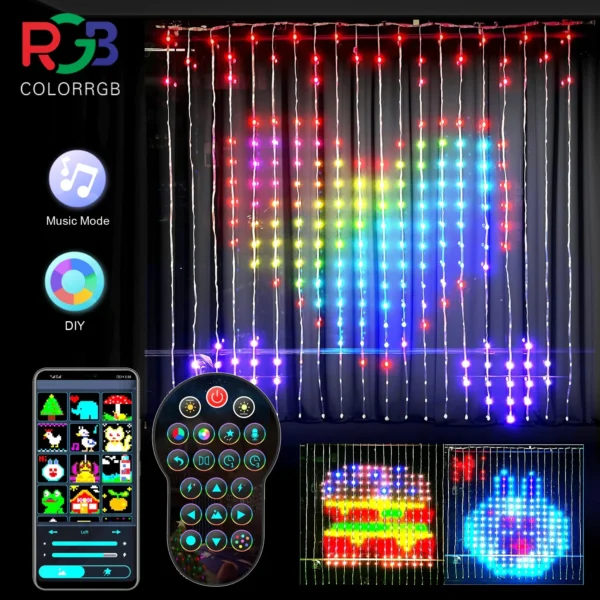 DIY Smart Curtain LED Light