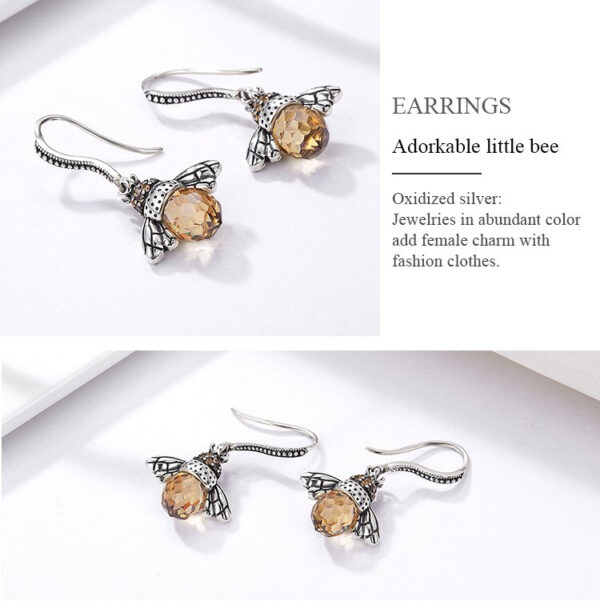"Dancing Bee" Earrings - Image 5