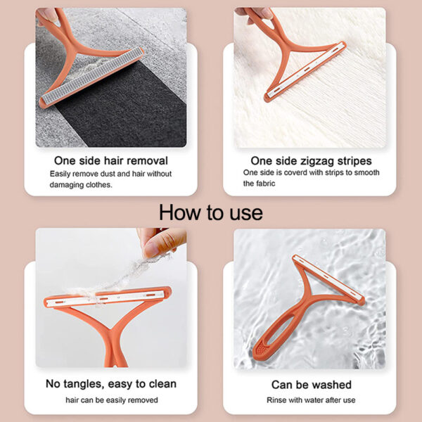 Double Ended Manual Pet Hair Lint Remover - Image 6