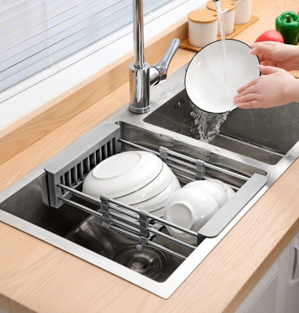 Extendable kitchen sink drain basket - Image 2