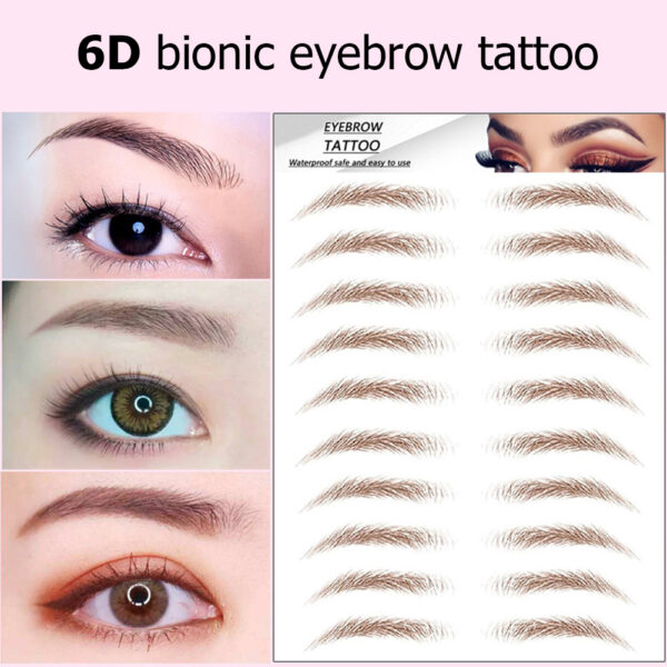 Eyebrow Tattoo Stickers