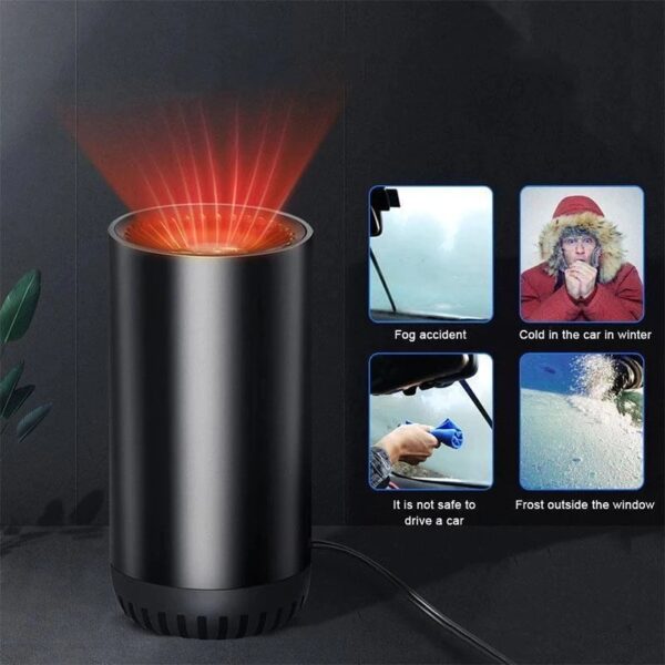 Fast Heating Cup Shape Car Warm Air Blower - Image 3