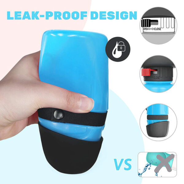 Foldable Cap Outdoor Dog Water Bottle - Image 5