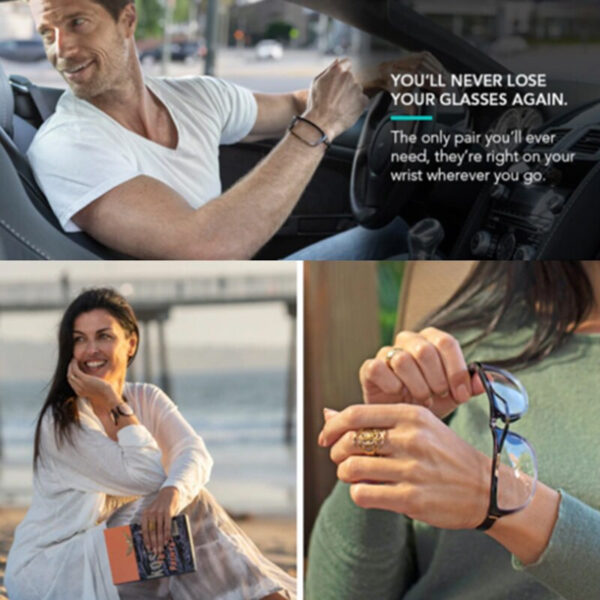 Foldable Wristband Reading Glasses - Image 2