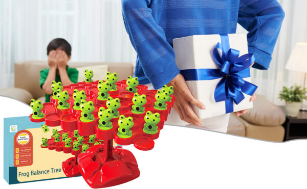 Frogs Balance Tree Kids Toy - Image 5