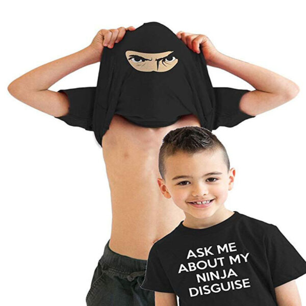 Funny Ninja Disguise T-shirt - Image 2