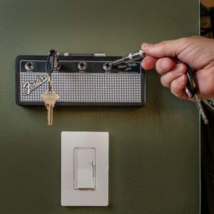 Guitarist Keychain Storage Hooks